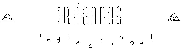 Rábanos Radiactivos number 16