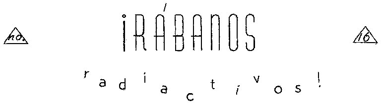 Rábanos Radiactivos number 16