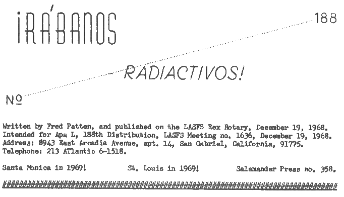 Rabanos Radiactivos 188