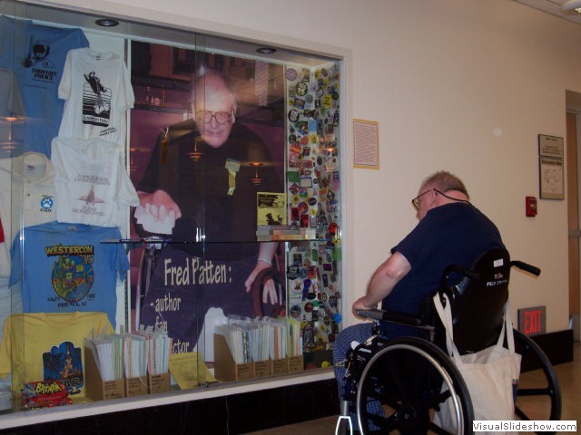 Fred at the Eaton display.