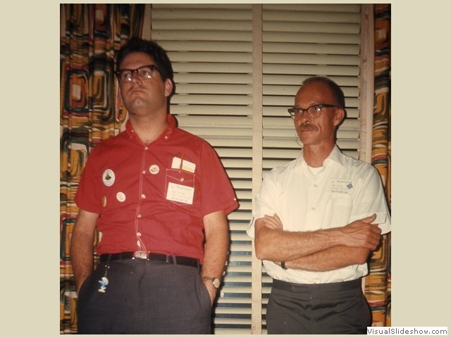 Fred and Don Fitch, 1968 Worldcon.