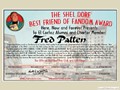 Shel Dorf Best Friend of Fandom Award from the Shel Dorf Fan club given January 23, 2011.