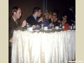Fred and others at Worldcon Banquet, 1972.