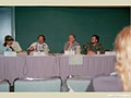 Fred on a panel with Rod O'Riley, Mark Merlino and  Craig Hilton  at LACon III, 1996.