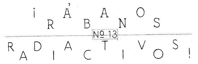 Rábanos Radiactivos number 13