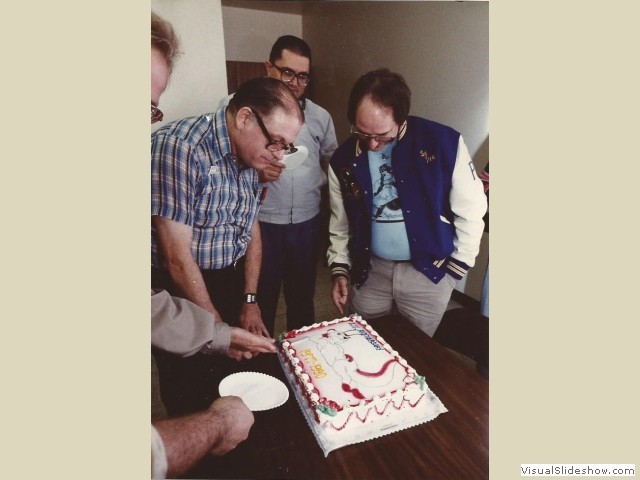 Fred Patten and Mark Merlino, CFO 12th Anniversary, May 1990.